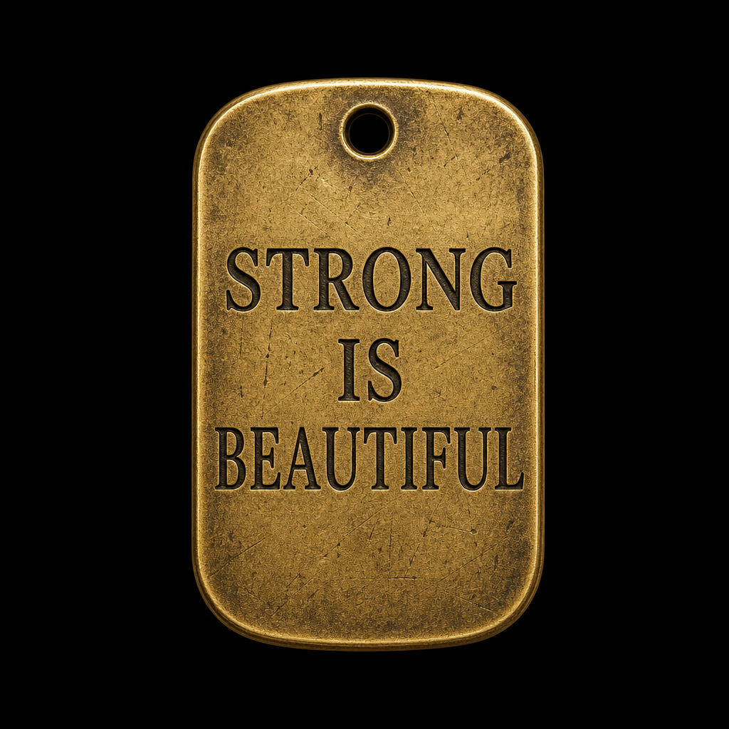 'Strong is Beautiful' Tag