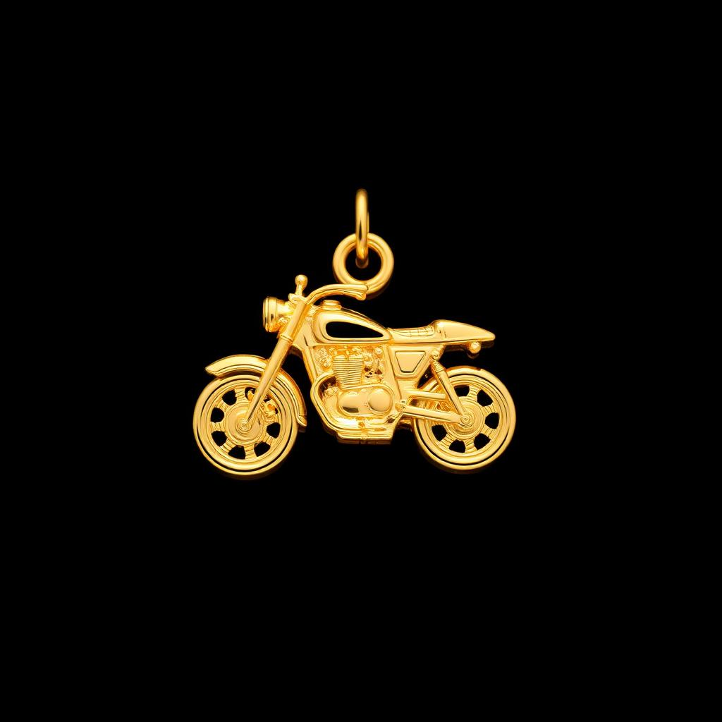 Gold Motorcycle