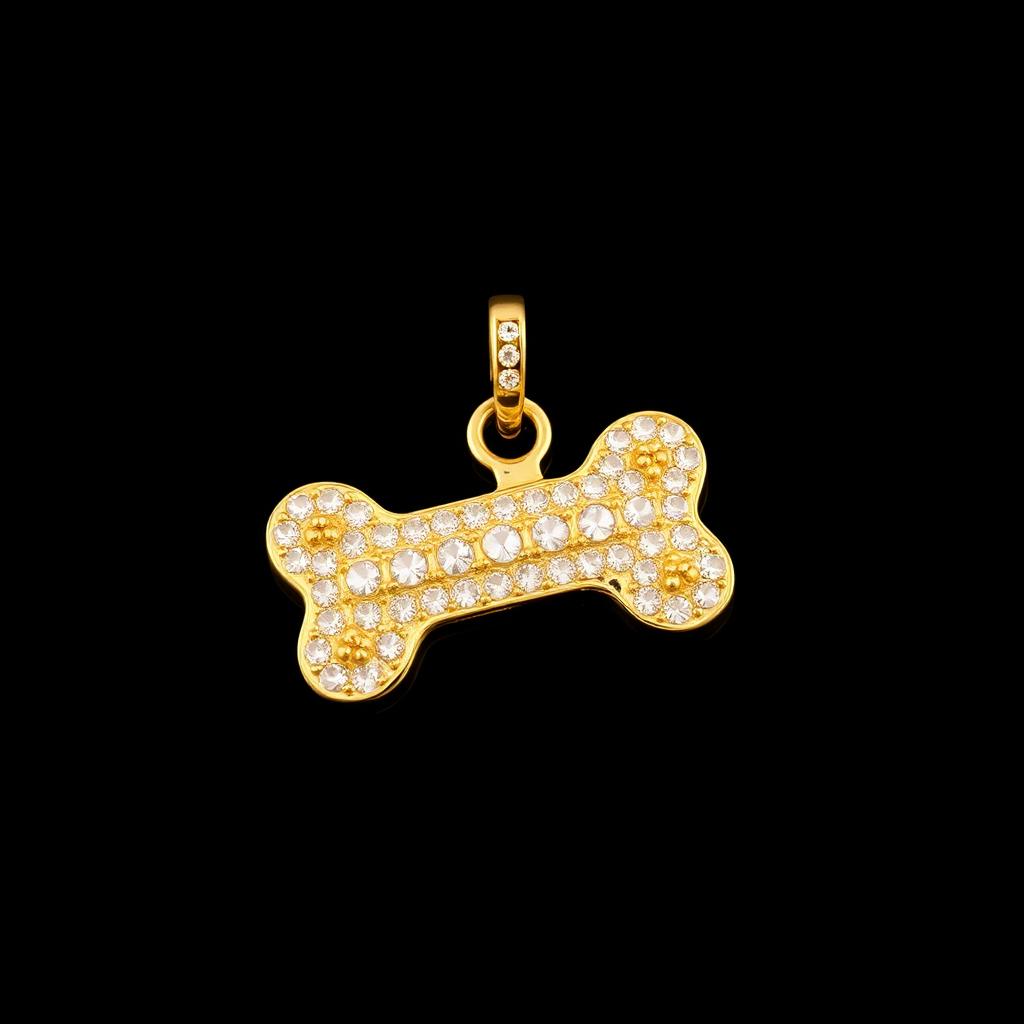 Rhinestone Dog Bone